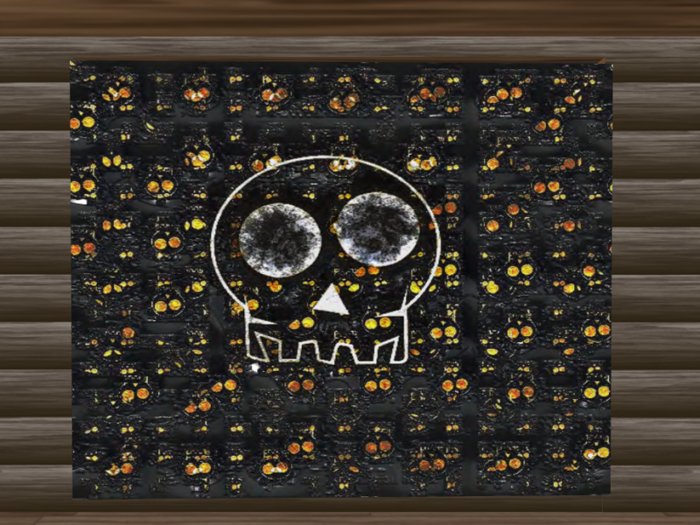 Halloween Skully Time - Yellow