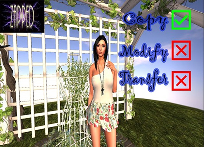 Zapped Floral Off Shoulder Dress