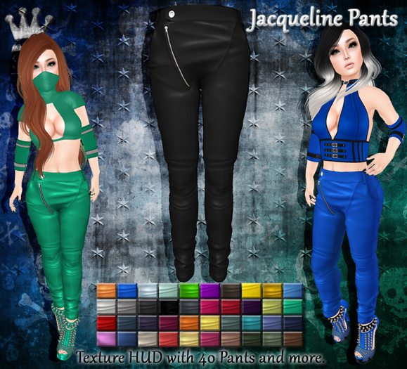 [Syn] Jacqueline Pants (Texture HUD, Fitted mesh, materials enabled)