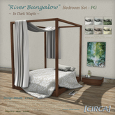 [C.] Pkg - "River Bungalow" - Area Rug Set - Greens