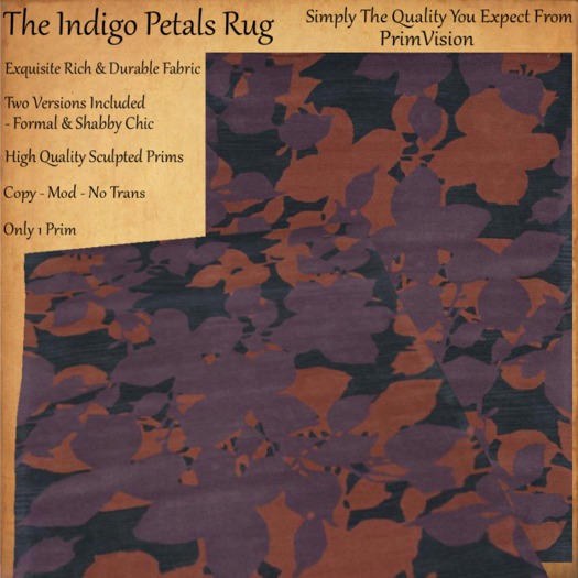 *PV* The Indigo Petals Rug