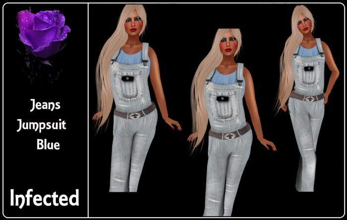 >>inFECTed<< - Jeans Jumpsuit Blue