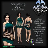 [FPI] Venetian Cyan - Sexy little Outfit with Shoes and Jewelry to complete the look
