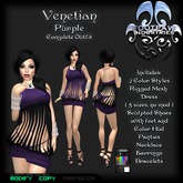 [FPI] Venetian Purple - Sexy little Outfit with Shoes and Jewelry to complete the look