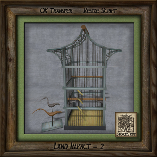 Native Bird Decor Cage Aa