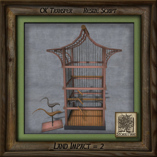Native Bird Decor Cage Af