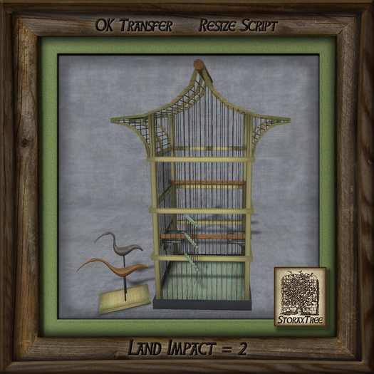 Native Bird Decor Cage Ah