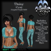 [FPI] Daisy Cyan - A Cute, Casual Outfit comes with Shoes and Jewelry to complete the look