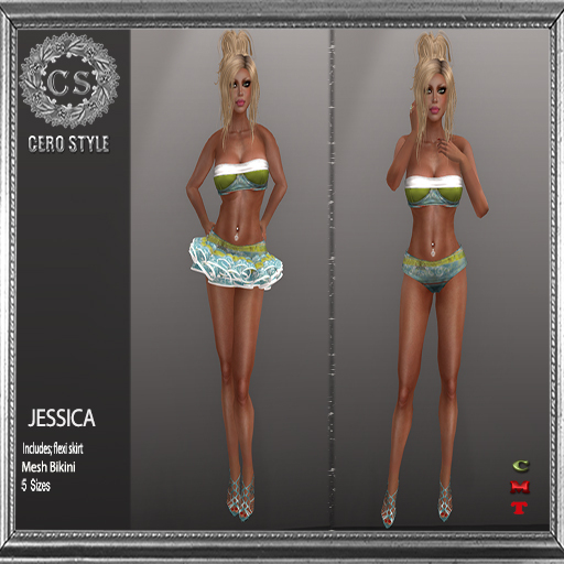 CERO STYLE Jessica Bikini Blue