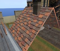 Multicolor Flat Shingle Slate Roof - with Full Perm Texture Included 2106