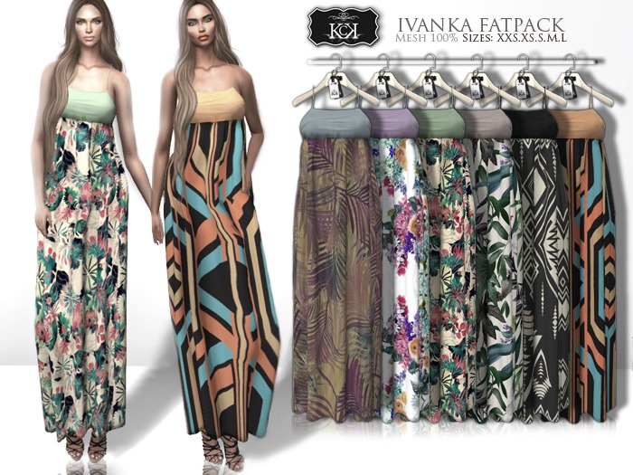 :::KC::: Ivanka Maxi Dress FatPack