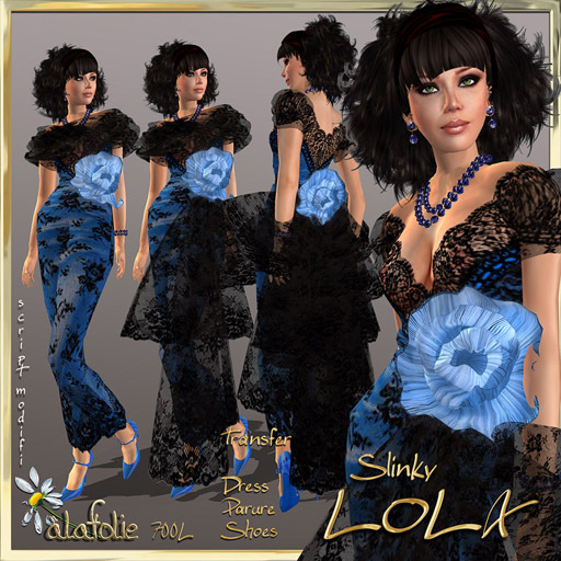 Hud Omega Applier - LOLA slinky bleu