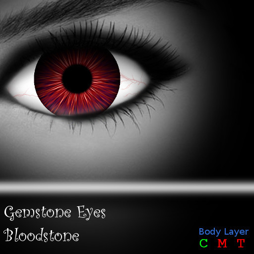 Gemstone Eyes Bloodstone