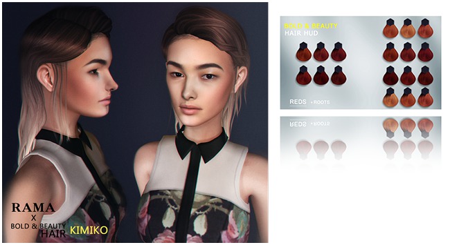 RAMA x B&B Hair :: Kimiko. Reds
