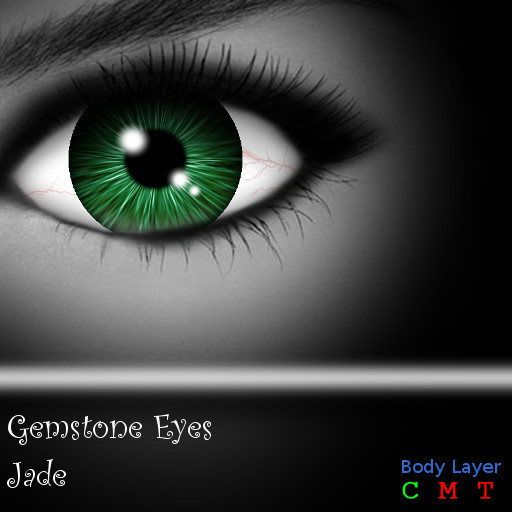 Gemstone Eyes Jade Shine