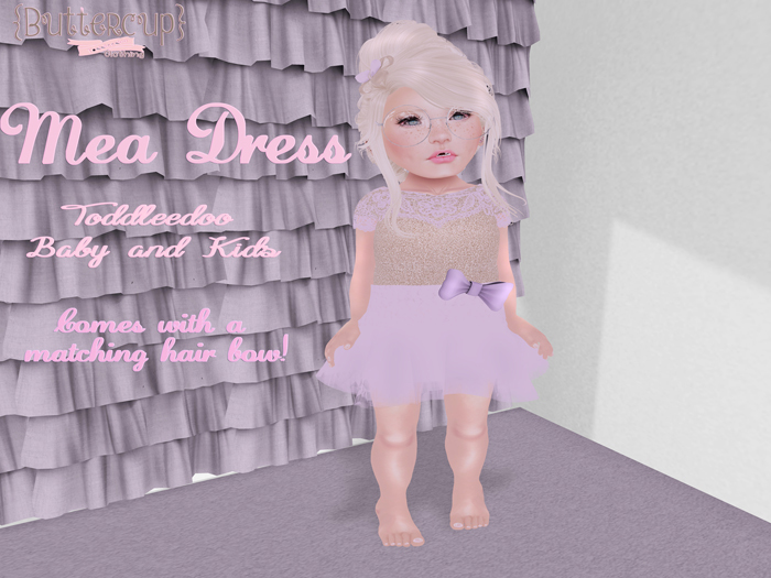 {Buttercup} - Mea Dress - Blue BOXED