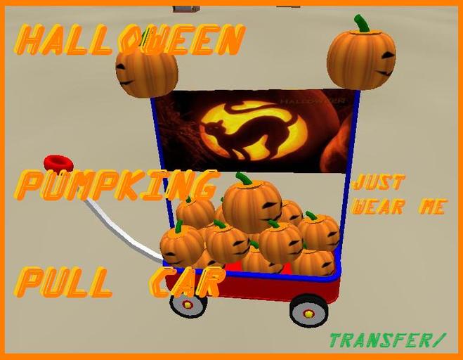halloween pull car boxet