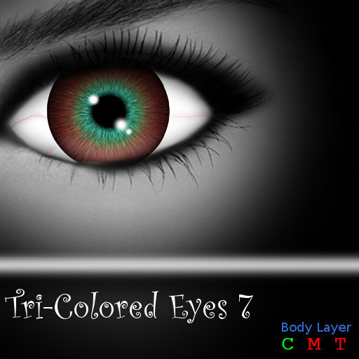 Tri-Colored Eyes 7