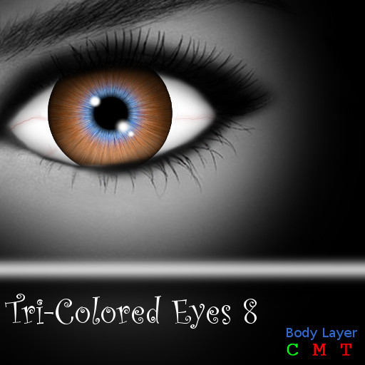 Tri-Colored Eyes 8