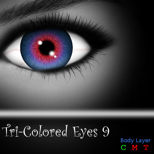 Tri-Colored Eyes 9