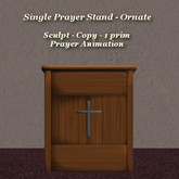 Single Prayer Stand Ornate