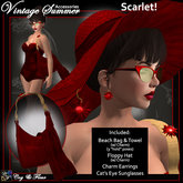 C&F Vintage Summer Accessories - Blue