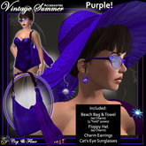 C&F Vintage Summer Accessories - Blue
