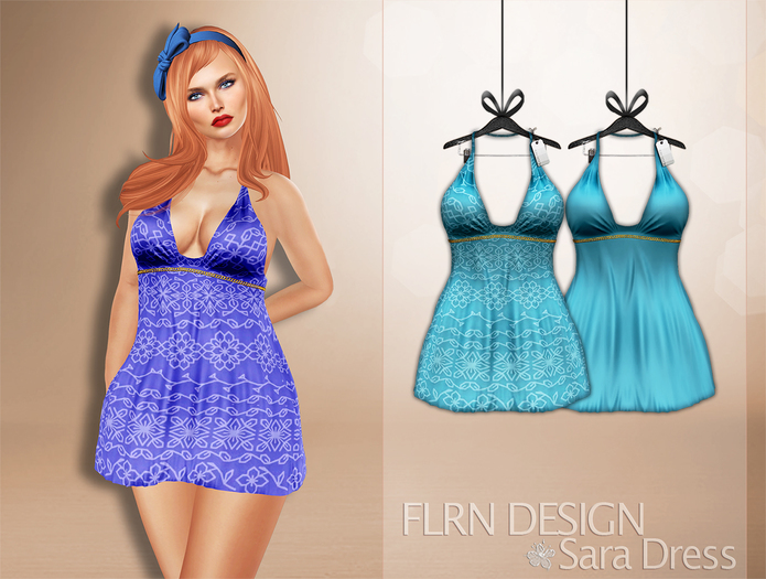Sara Dress Blue