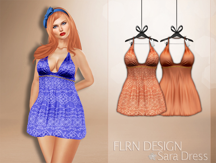 [FLRN] Sara Dress Salmon