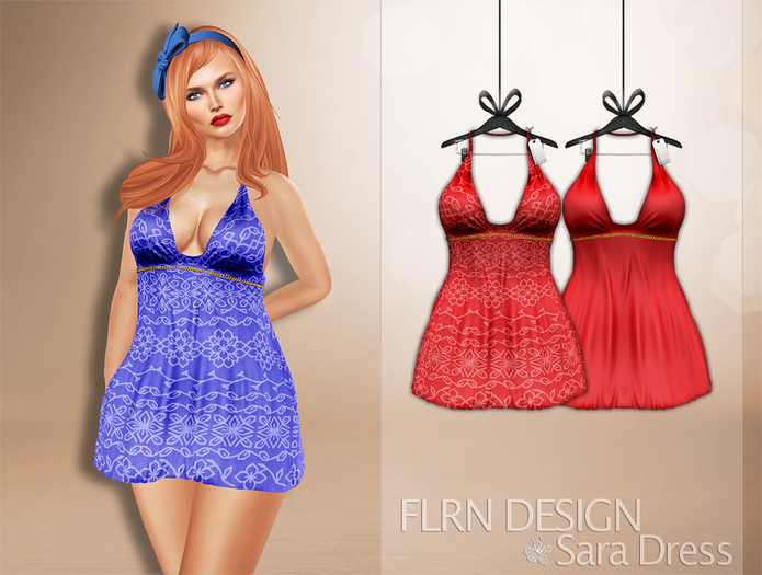 [FLRN] Sara Dress Red