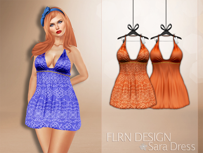 Sara Dress Orange