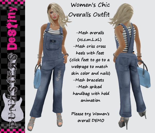 *PD* Women's Chic Overalls Outfit