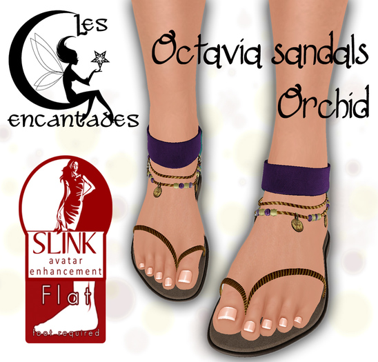*LE* Octavia Sandals Orchid