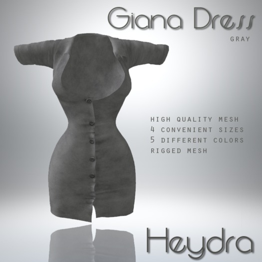HEYDRA Giana Dress Gray