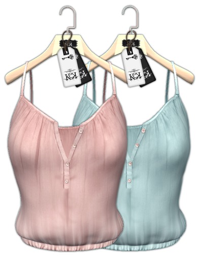 :::KC::: Tops Laya Pink&Blue