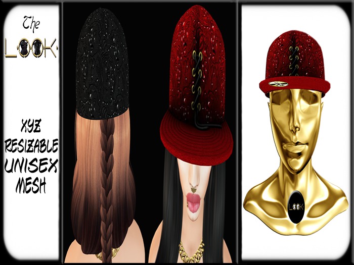 ! [L] ! Laced Up Hat (Red)