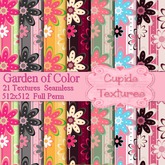 *Cupids Textures * 21 GARDEN OF COLOR SEAMLESS
