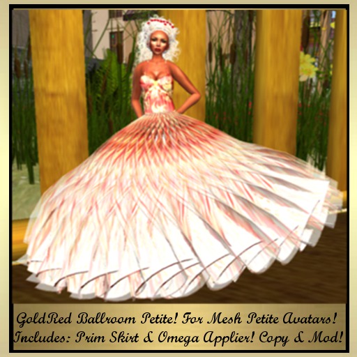 GoldRed Ballroom!Petite