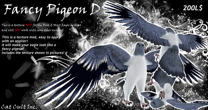 Cat Cult Inc. Fancy Pigeon C (wear 2 unpack)