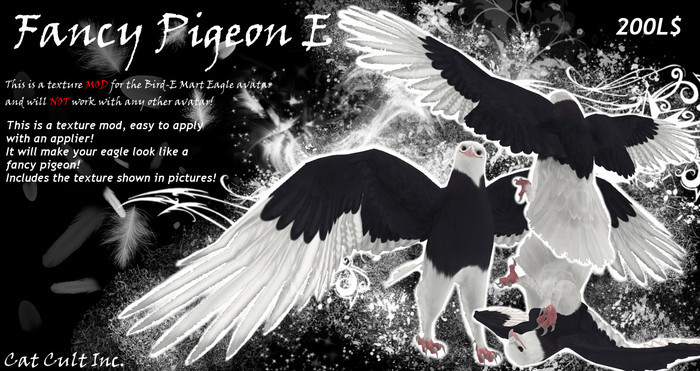 Cat Cult Inc. Fancy Pigeon C (wear 2 unpack)