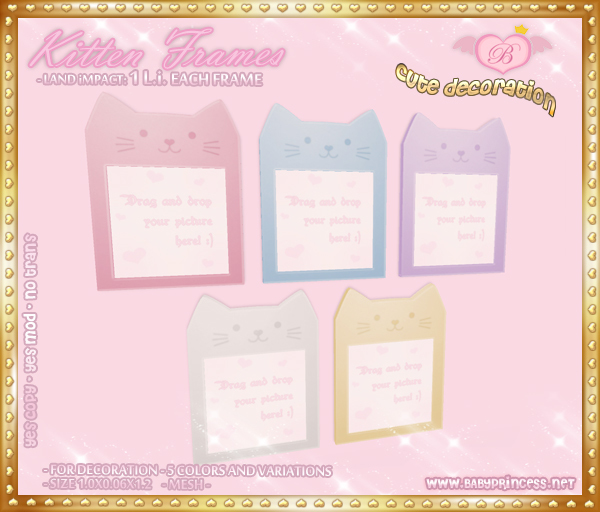 :*BABY*: Kitten Frames