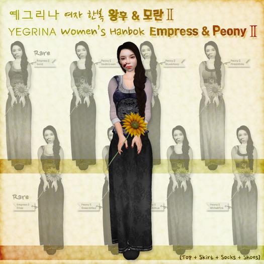 ::YEGRINA:: Women's Hanbok Empress 2 Silver