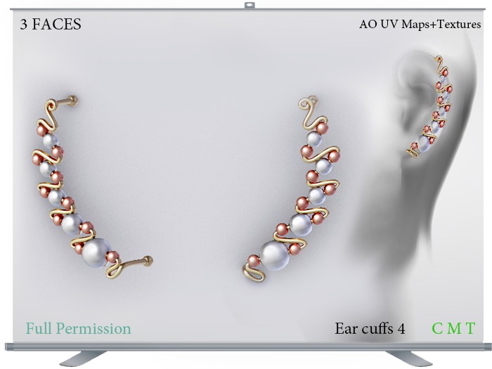 Ear cuffs 4 Full Permission