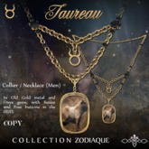 Nord Embel'Lys  Collier/Necklace Taureau/Taurus