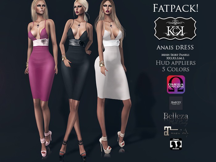 :::KC::: Anais Dress FATPACK
