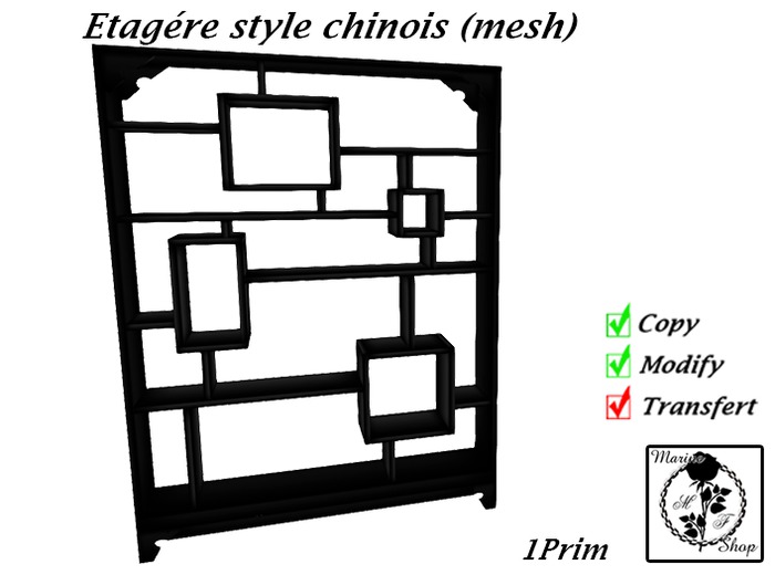 Etagere Style Chinois