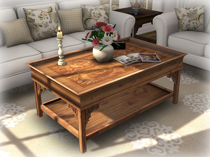Pine Corbel Coffee Table COPY