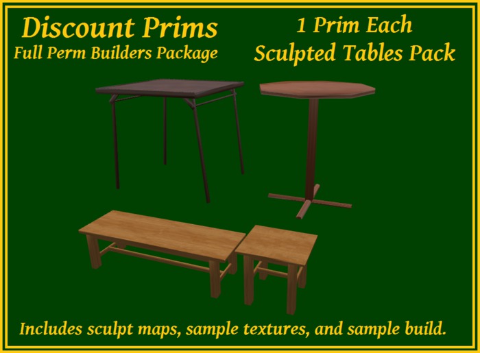 +DP+ Sculpted Tables Pack