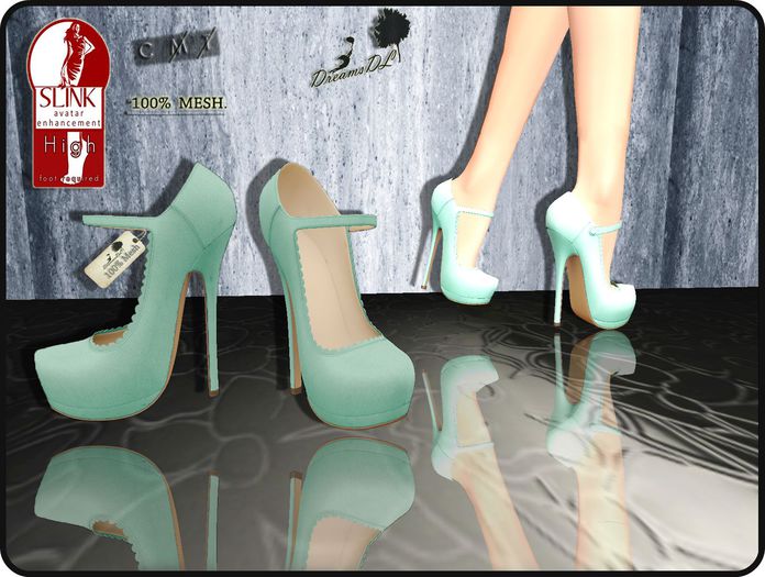 Mint High Heels (Slink High)                        /DreamsDL/