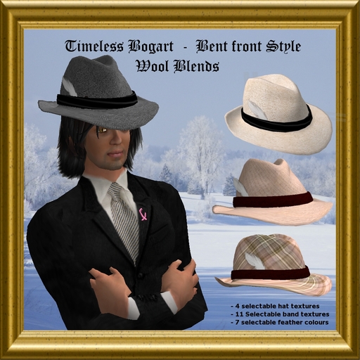 Timeless Bogart Bent Front - Wool Blend - Tip Hat